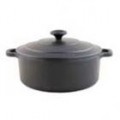 Dexam Chasseur Cast Iron Round Casserole 22cm (Matt Black) Dexam Chasseur Cast Iron Round Casserole 22cm (Matt Black)