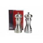 T&G Brushed Chrome Capstan Mill Set T&G Brushed Chrome Capstan Mill Set