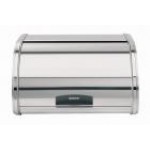 Brabantia Medium Roll Top Bread Bin (Brilliant Steel)