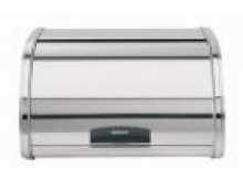Brabantia Medium Roll Top Bread Bin (Brilliant Steel)