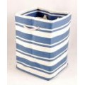 Tobs New England Cream/Blue Stripe Nautical Tall Storage Tub