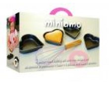Miniamo Six Piece Heart Baking Set Miniamo Six Piece Heart Baking Set