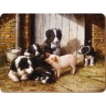 Creative Tops Tablemat & Coaster Set - Piggy in the Middle Creative Tops Tablemat & Coaster Set - Piggy in the Middle