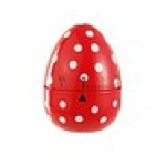 Spotted Egg Kitchen Timer - Red Spotted Egg Kitchen Timer - Red