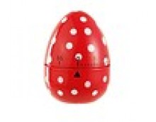 Spotted Egg Kitchen Timer - Red Spotted Egg Kitchen Timer - Red