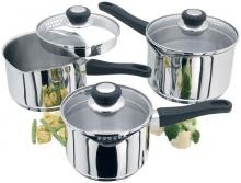 Judge Vista 3 Piece Draining Lid Set Judge Vista 3 Piece Draining Lid Set