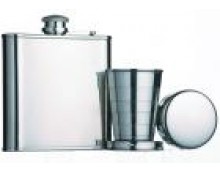 Bar Craft Stainless Steel Hip Flask Bar Craft Stainless Steel Hip Flask
