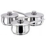 Stellar 1000 3pc Saucepan Set Stellar 1000 3pc Saucepan Set