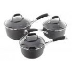 Stellar 3000 Black Induction 5pc Saucepan Set Stellar 3000 Black Induction 5pc Saucepan Set