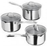 Stellar 7000 3pc Draining Lid Saucepan Set Stellar 7000 3pc Draining Lid Saucepan Set