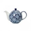 Globe Cobalt Flowers Teapot - 4 Cup Globe Cobalt Flowers Teapot - 4 Cup