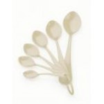 Nigella Melamine Measuring Spoon Set - Cream Nigella Melamine Measuring Spoon Set - Cream
