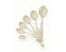 Nigella Melamine Measuring Spoon Set - Cream Nigella Melamine Measuring Spoon Set - Cream